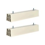 Coppia basi in PVC 450 mm per climatizzatori 18000 e 24000 BTU