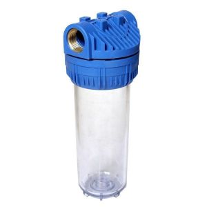 CONTENITORE IN PLASTICA PER CARTUCCE FILTRANTI 25 CM 1"