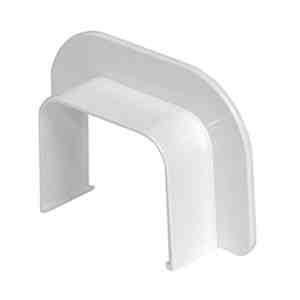 Passaggio a muro per canalina 80x60mm PVC