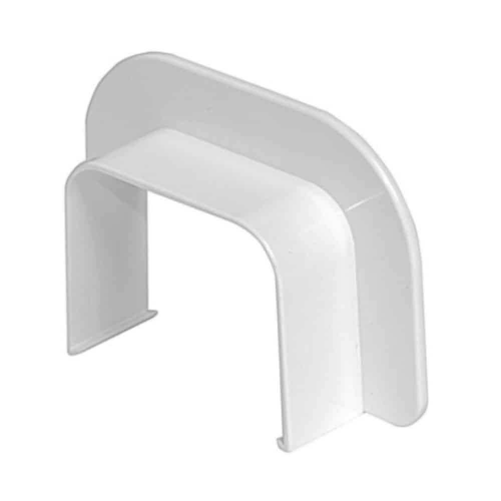 Passaggio a muro per canalina 80x60mm PVC