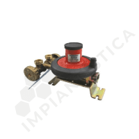 MINICENTRALINA GPL A 2 ATTACCHI+REGOL GAS 10 KG
