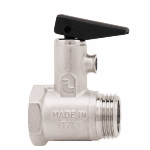 VALVOLA DI SICUREZZA MF CON LEVA PER SCALDABAGNO 1/2"