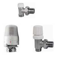 KIT VALVOLA + DETENTORE+TESTINA TERMOSTATICA SQUADRA DA 3/8