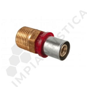 RACCORDO MULT.A PRESSARE DIRITTO MASCHIO 16x1/2 - (Confezione da 5pz)