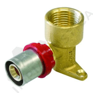 RACCORDO CURVO F FLANGIATO 20x1/2 - (Confezione da 5 pz)