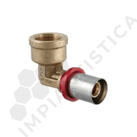 RACCORDO CURVO FEMMINA PRESSARE 16x1/2 - (Confezione da 5 pz)