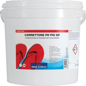 Correttore pH Più Granulare 5 Kg | Aumenta il pH dell'Acqua della Piscina