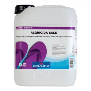 Alghicida Sale 5 kg | Trattamento Antialghe per Piscine con Elettrolisi del Sale