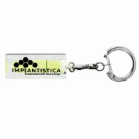 Portachiavi mini livella trasparente Impiantistica Forniture