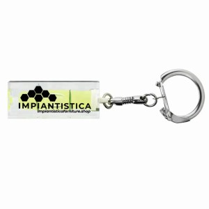 Portachiavi mini livella trasparente Impiantistica Forniture